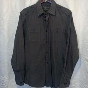 CALVIN KLEIN Men’s Button Up Shirt